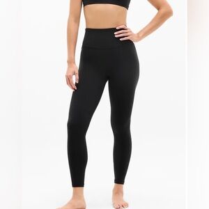Athleta Black Elation Sheen Tights